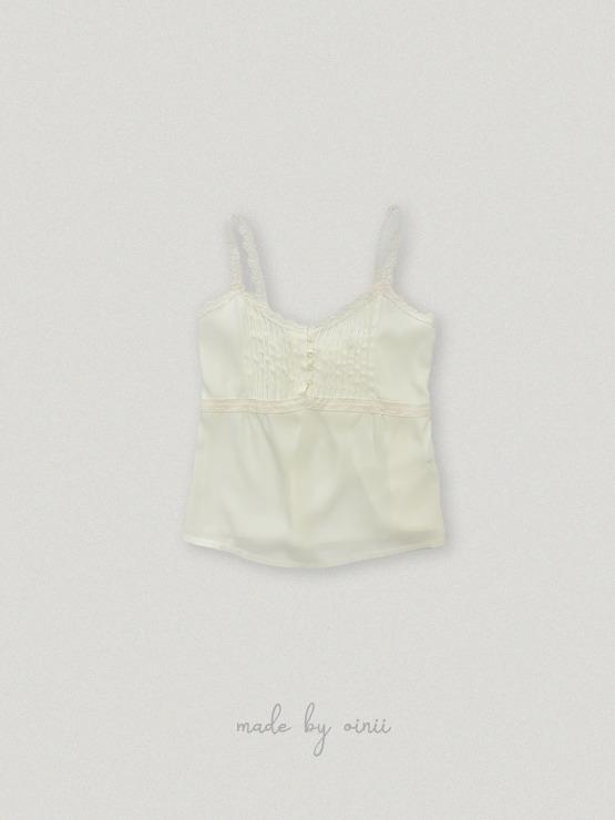[o,rosy] chai bustier blouse - 2color