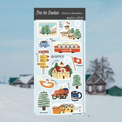 한겨울의 인터라켄