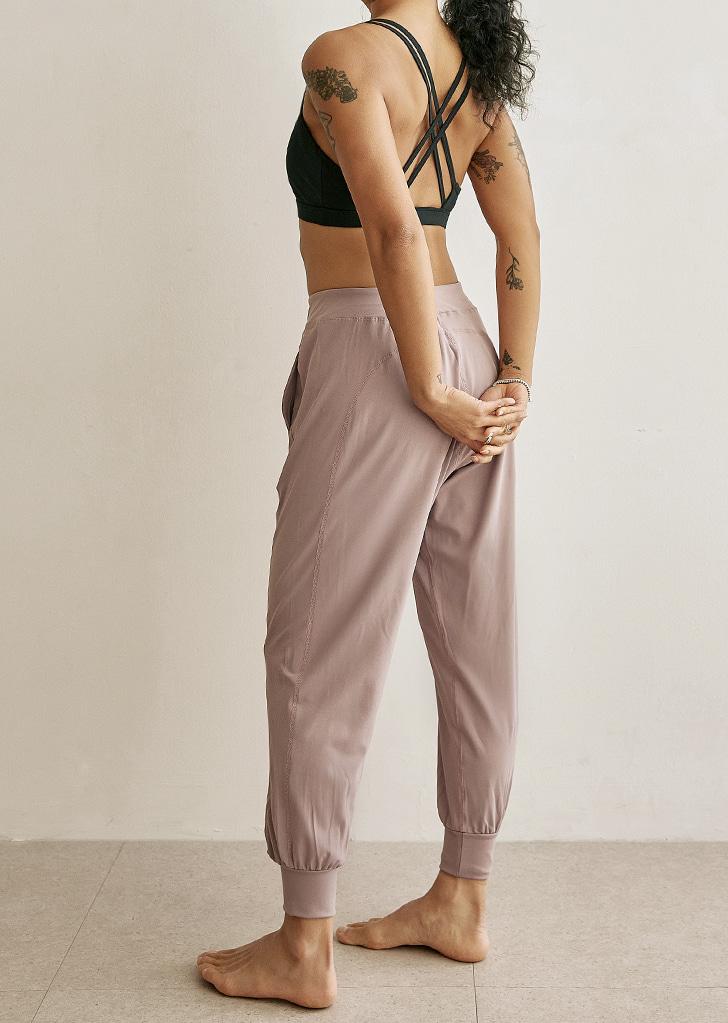 릴렉스드 레깅스 - 로즈 브라운