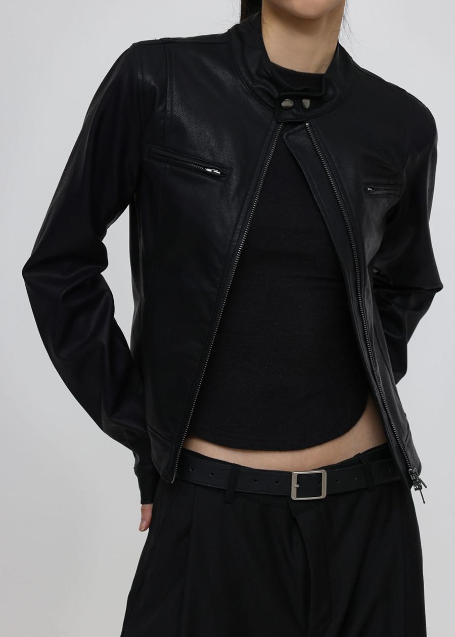 블랙업 [2천장판매] [MADE] 앤즈너 레더 자켓