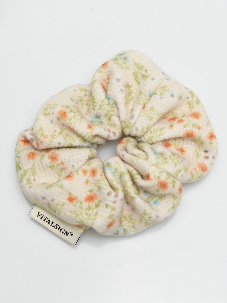 Pastel Floral Scrunchie (2colors)