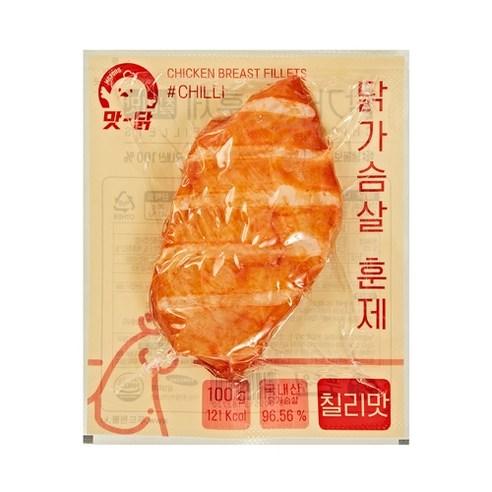 푸드원 냉동 훈제 닭가슴살 칠리맛, 100g, 30개
