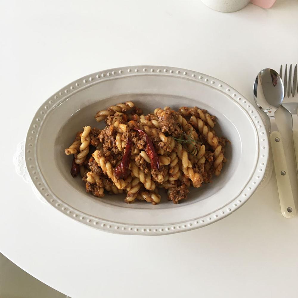 엘리제 디저트 양식 카레 파스타 다용도 볼 오벌 보울