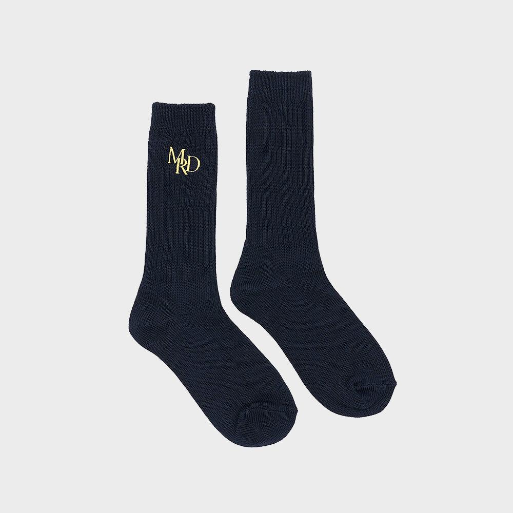 SOCKS MRD LOGO_NAVY YELLOW