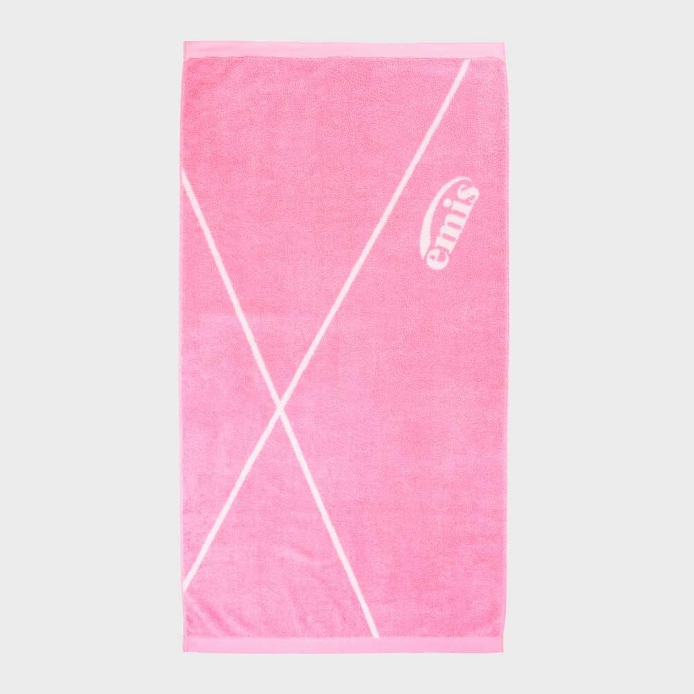NEW LOGO BEACH TOWEL-PINK