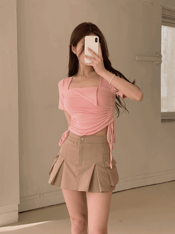 (속바지) 와이 카고 미니스커트 (3color)