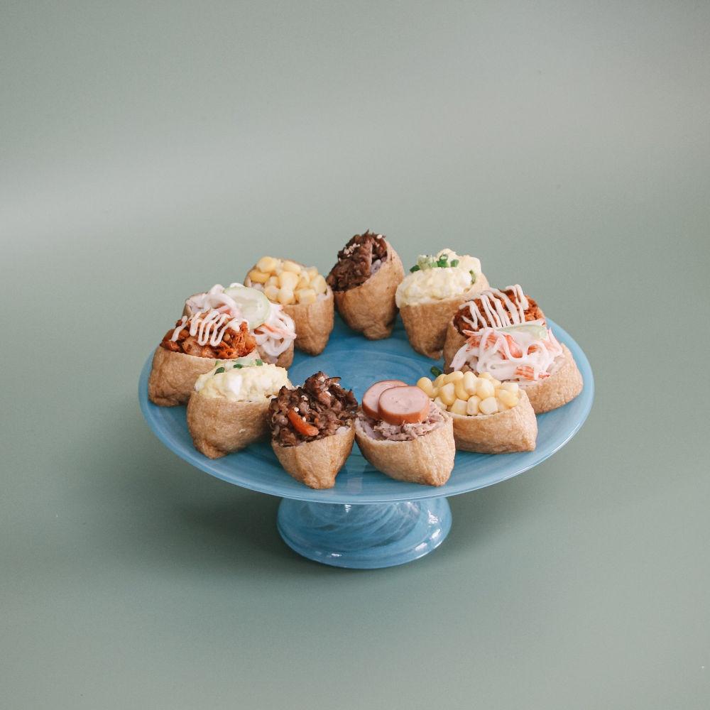 케이크스탠드 21cm 터쿼즈