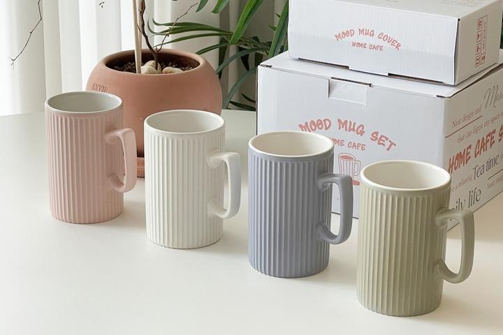 무드 머그컵 4종세트(450ML)[뚜껑미포함]