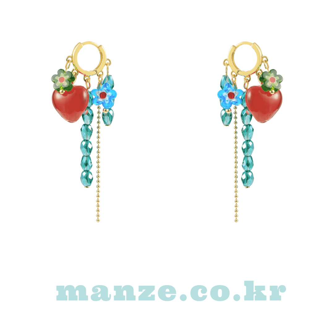 ❤️아기자기한 느낌의 비즈 원터치❤️