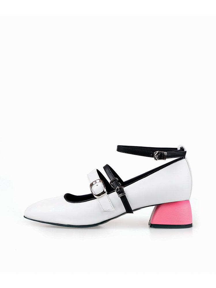 [머씨크라운] [마마머씨] 티타임 펌프스 4cm 올리브