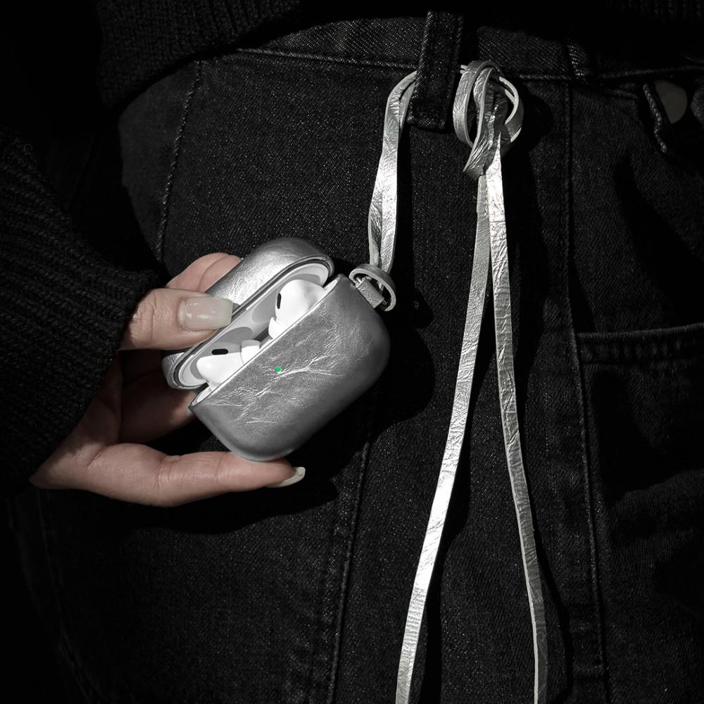 얼루어웨이브 에어팟 프로 1 2 세대 천연 가죽 케이스