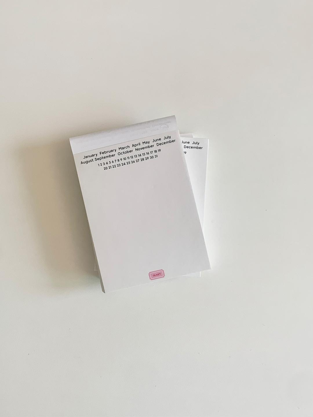 Daily, every memopad