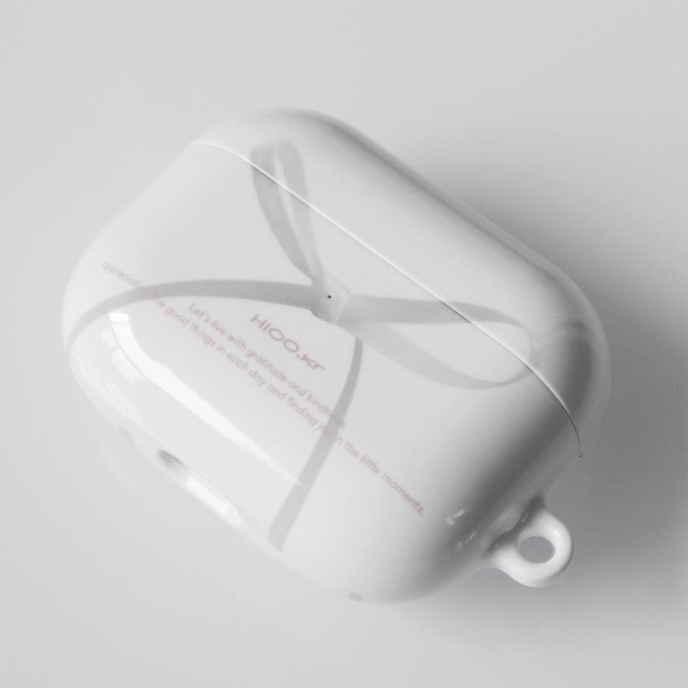 ribbon airpods pro case (glossy hard case)