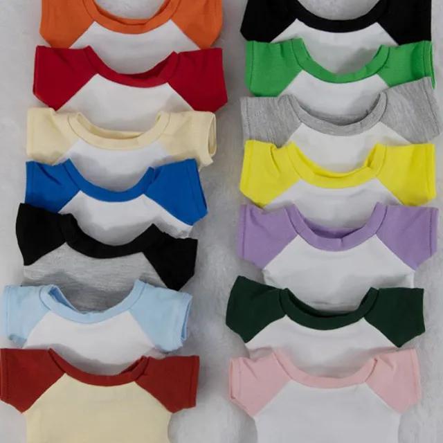 10cm 인형옷 반팔 면티셔츠 솜 인형옷