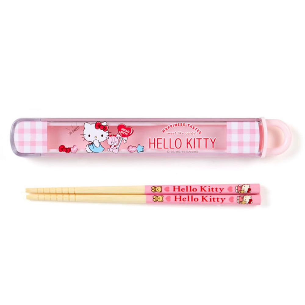 헬로키티 슬라이드 케이스 젓가락 (캔디)