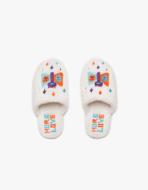 More Love Home Room Slipper - White
