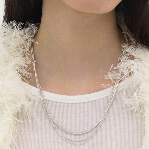 Three-Line Layered Necklace