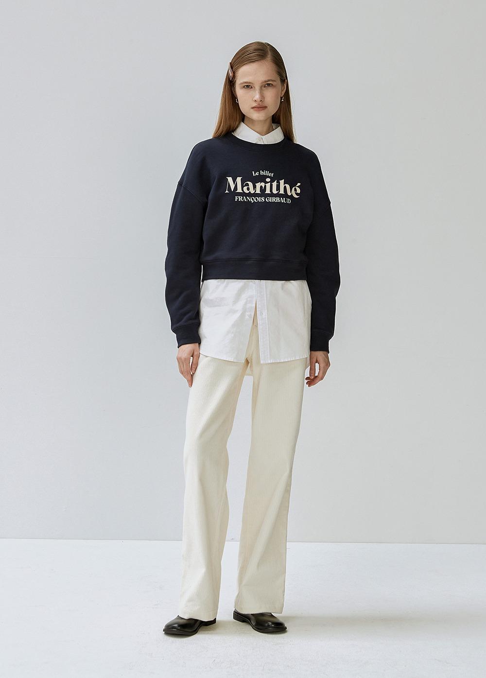 W CORDUROY PANTS cream