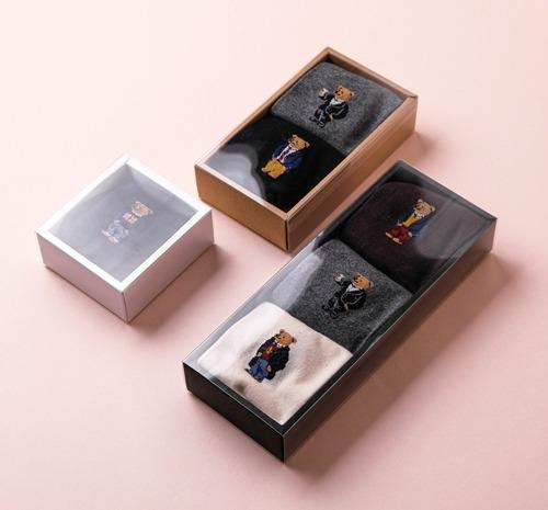 양말  투명 슬라이드박스  1구 , 2구 , 3구   50장/500장