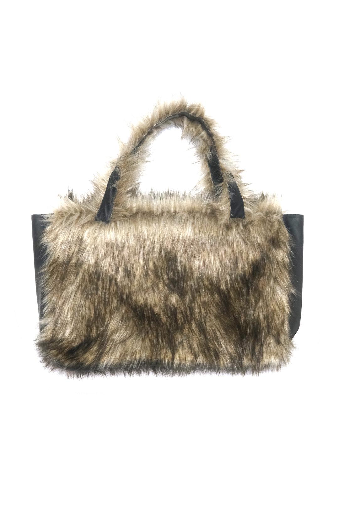 Fur Leather Big Bag 002