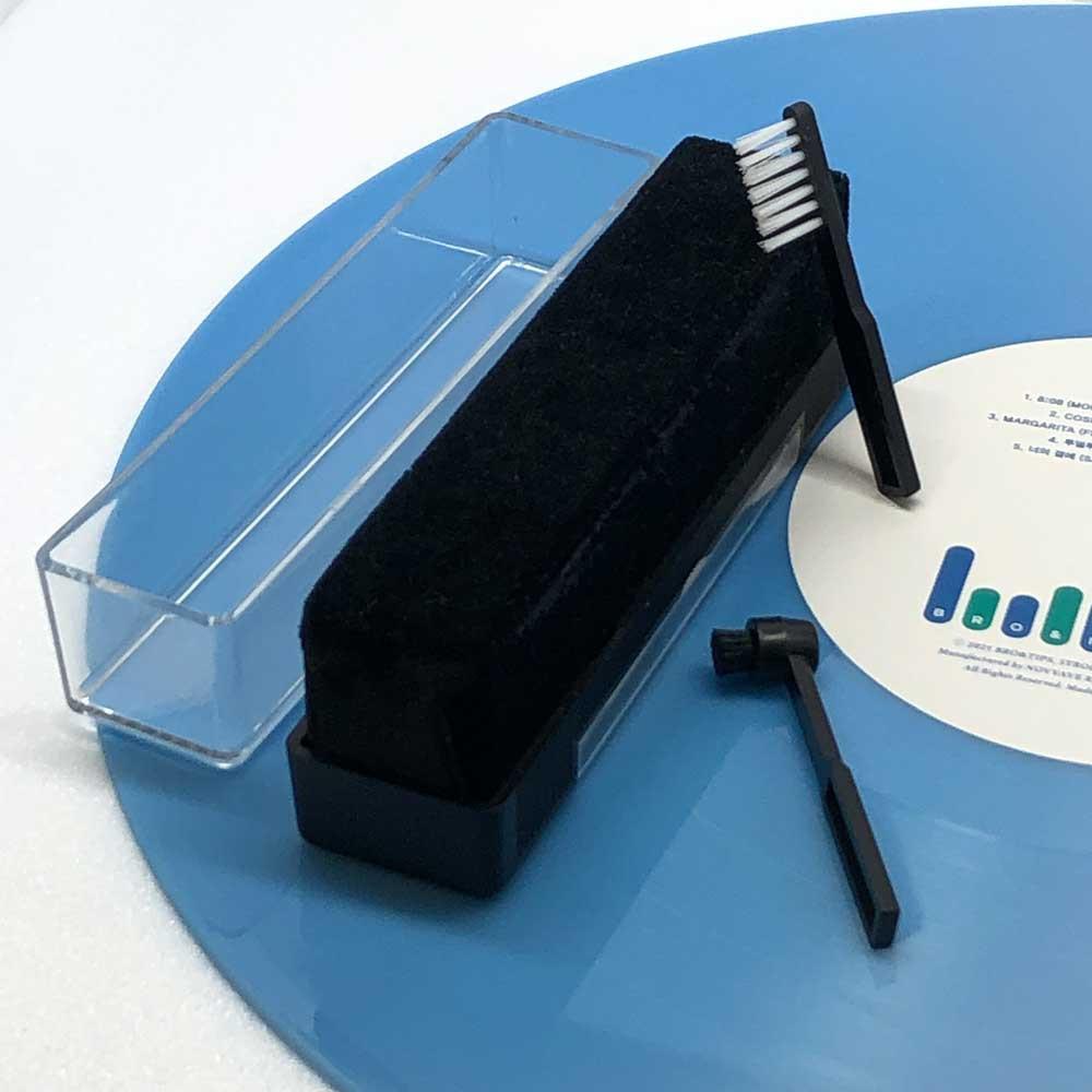 LP클리너 엘피판 lp판 관리 청소 레코드 세척 턴테이블 브러쉬 용품 벨벳