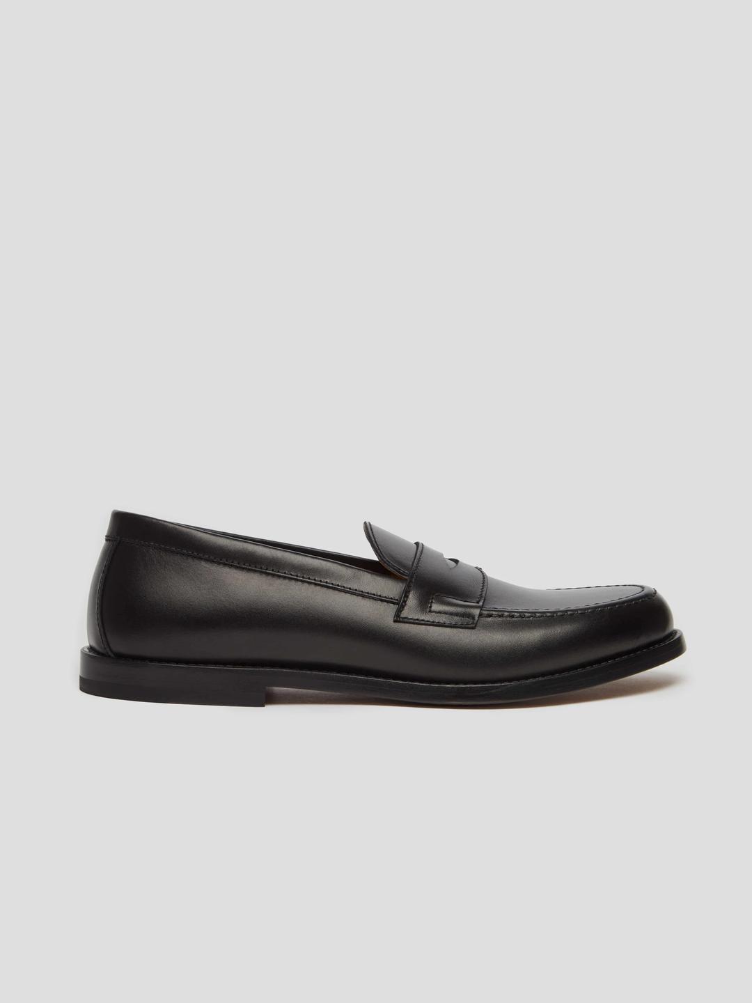 loafer 01 leather black (men)