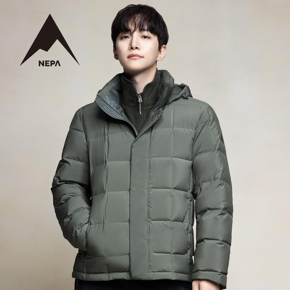 네파 남성 겨울 이준호 모노 튜브 구스 다운자켓 7K72060