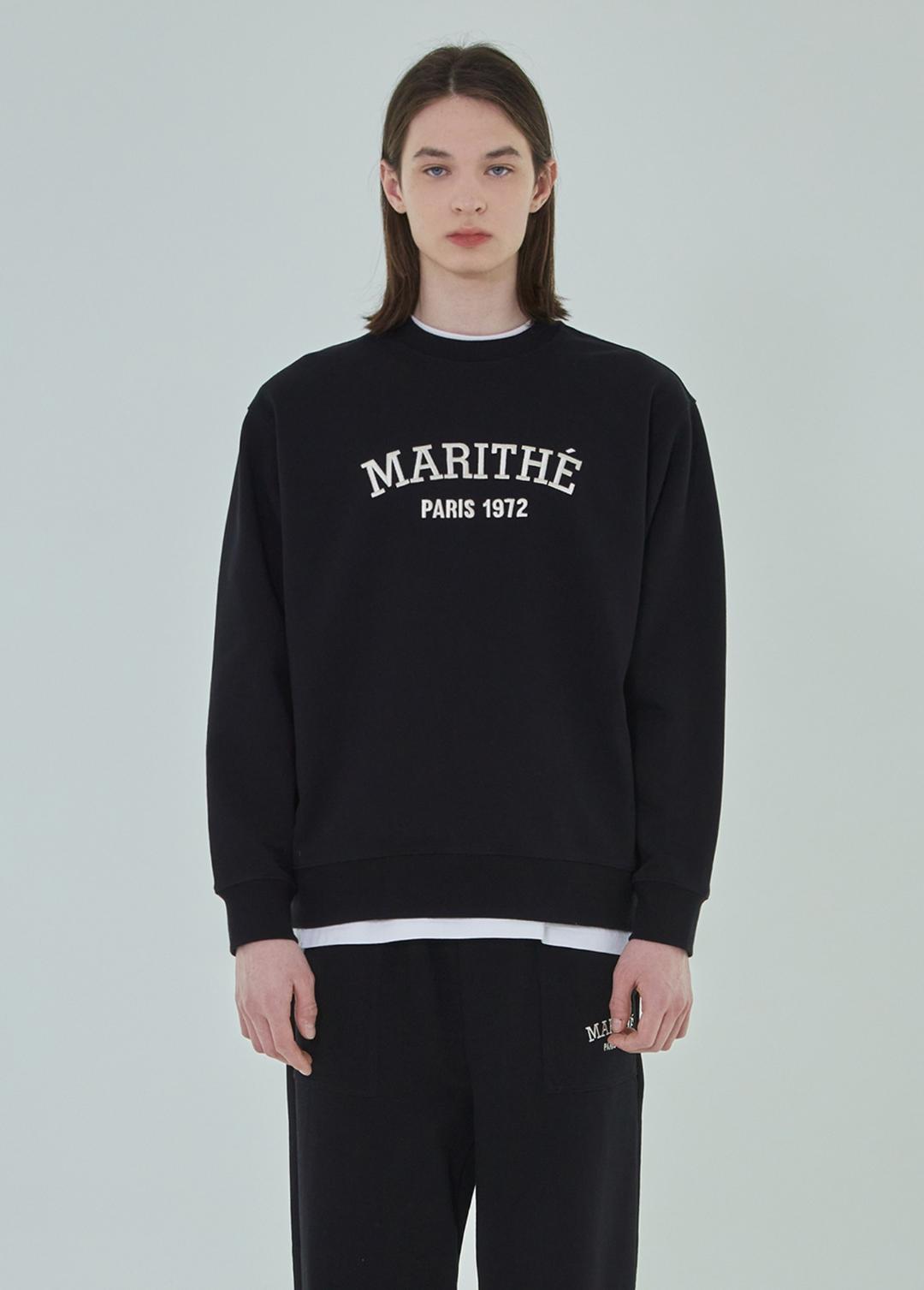 NEW COLLEGE SWEATSHIRT black