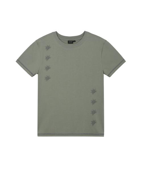 Cracked Sun Half Top (Khaki)