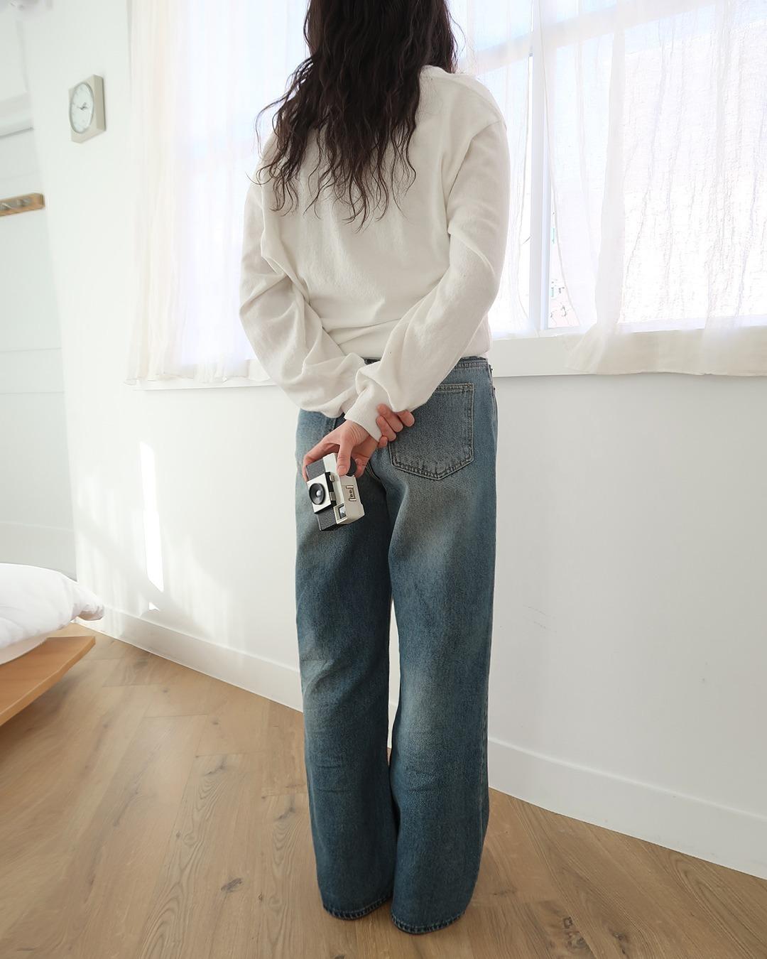 무화 중청 데님 pt