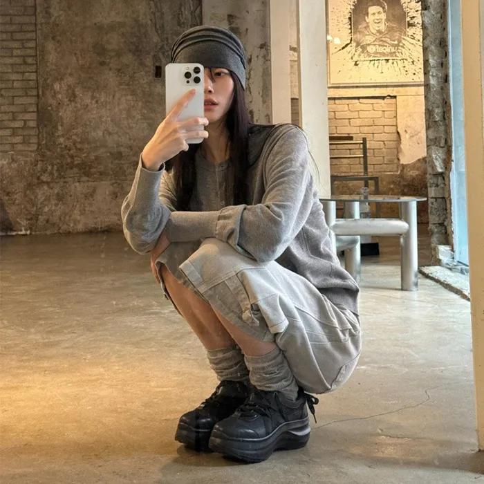 PLATFORM STRAP SNEAKERS (2 COLORS)