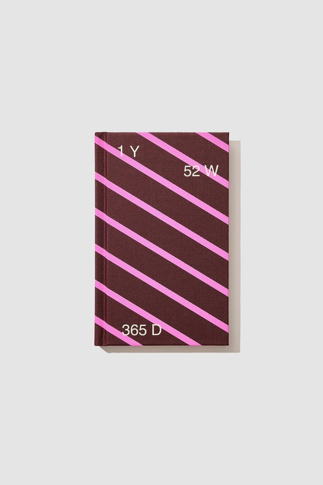 YWD Diary 만년형-01 BROWN PINK + Card Calendar