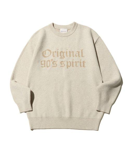 오리지널 90S 니트_크림