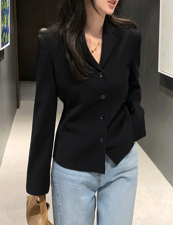 [단독제작40%할인][프리미엄퀄리티] 에센셜 테일러드 블라우스형 자켓