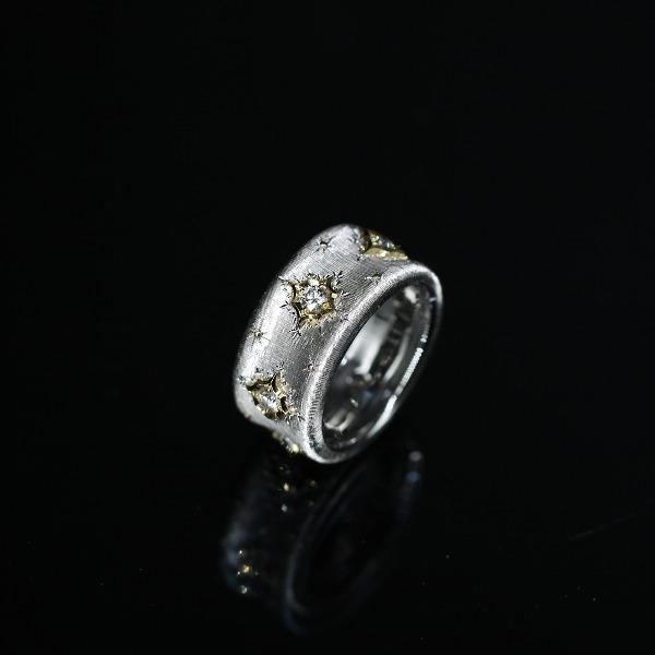 이태리 리가또 다이아몬드 반지 18k