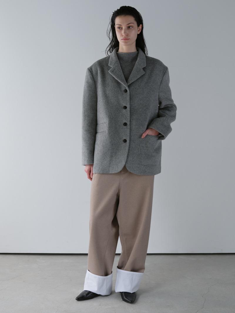 Classic Wool Jacket  (melange grey)