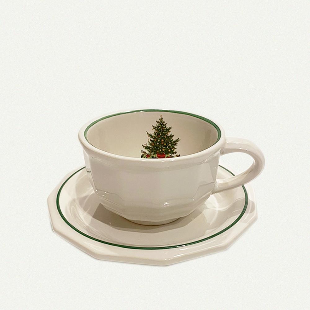 [VINTAGE] christmas heritage cup & saucer set