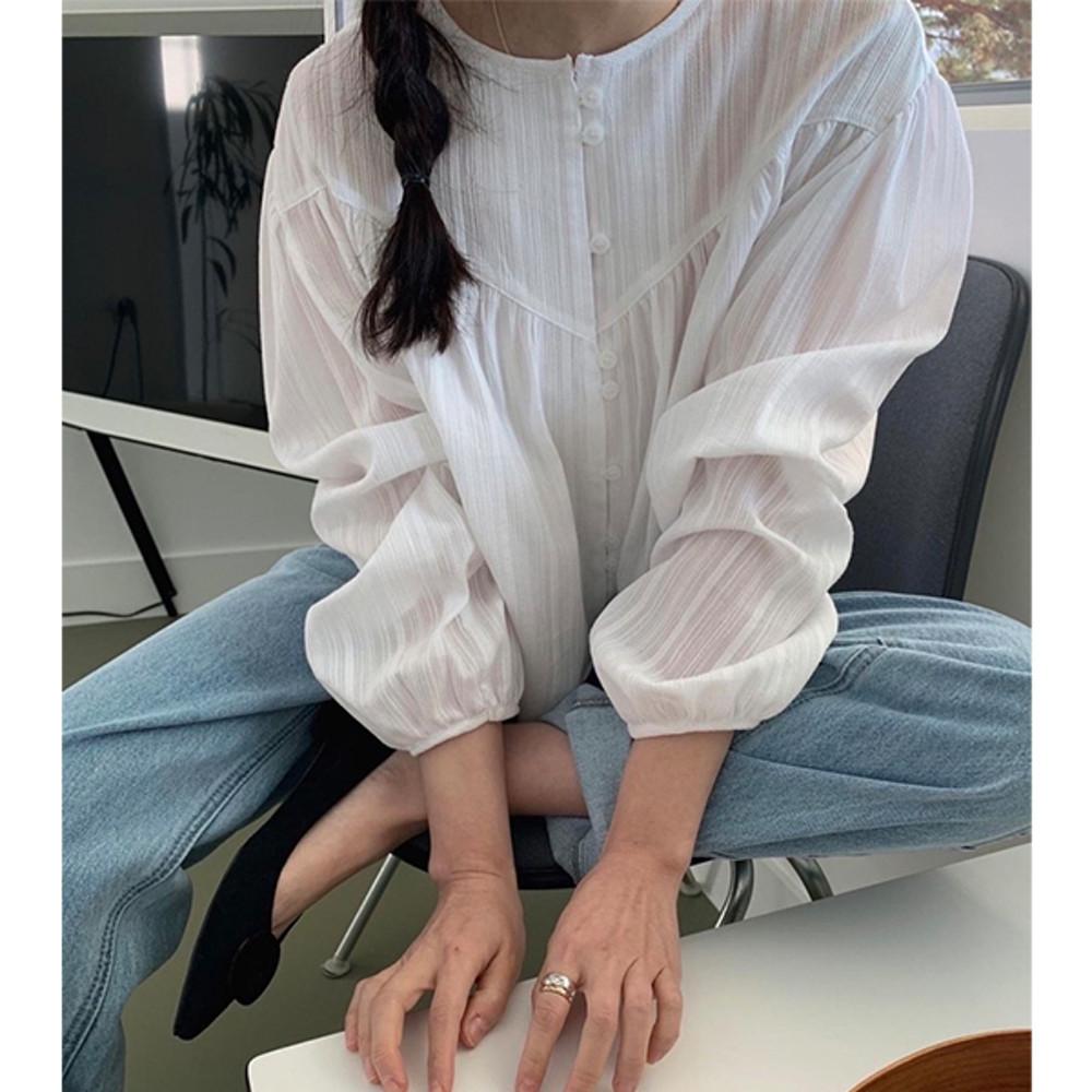 (당일) 멜라운지 베니스 블라우스 2col 아이보리 핑크 러블리