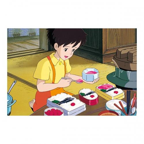 [이웃집 토토로] 엽서(먹방-사츠키의 도시락)