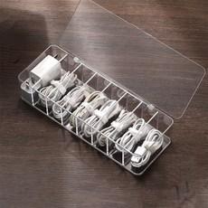 포포 케이블 정리 수납함 + 커버 세트 26 x 9 cm