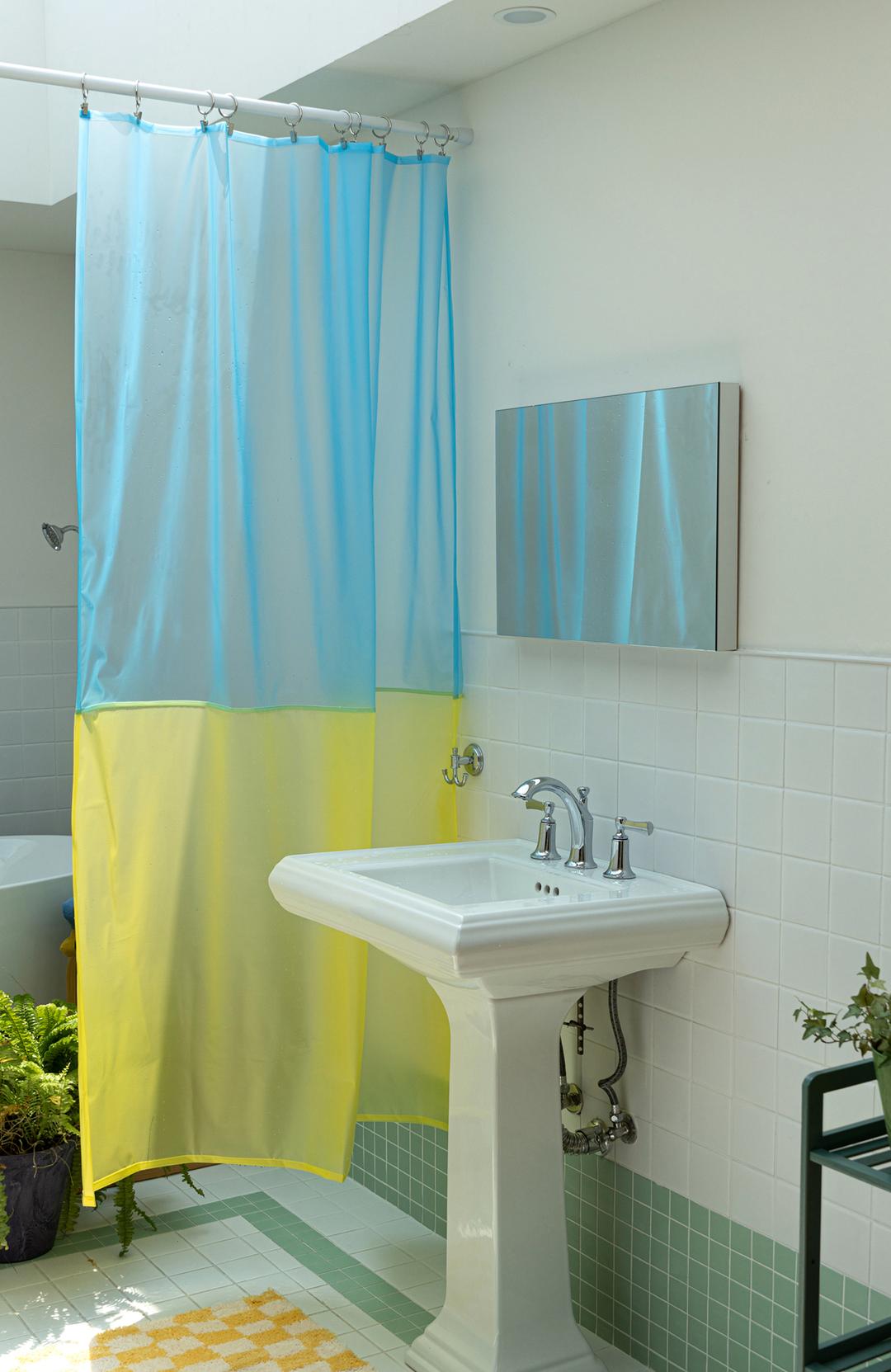 Cellophane Shower Curtain2color