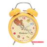 리락쿠마 트윈벨 탁상알람시계(노랑도트)(일)