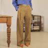 [10/12 예약발송] SIPT7093 원턱 와이드 치노 팬츠_Camel beige