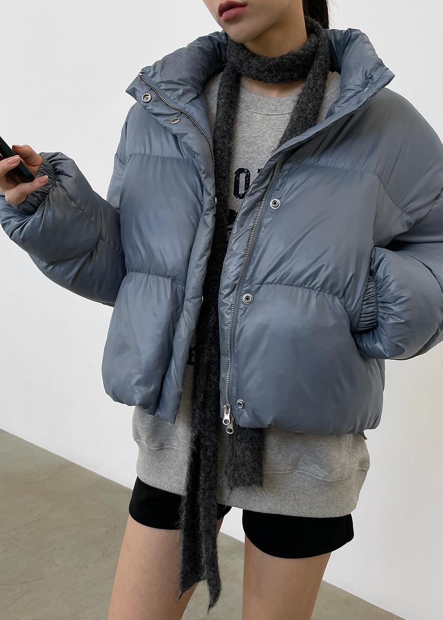 블랙업 [1천장판매] [MADE] 네프 샤이닝 크롭패딩