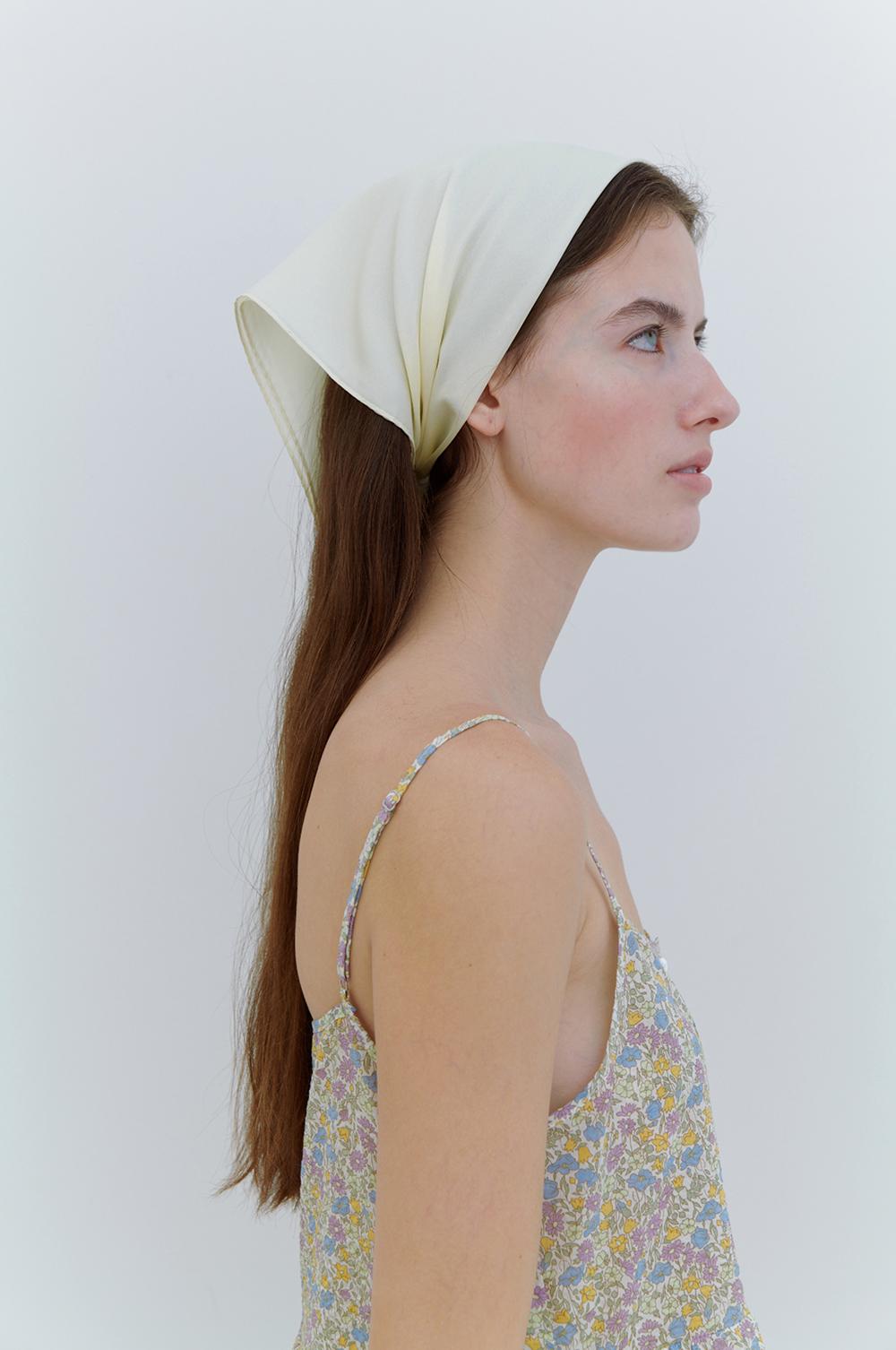 Carmen Silk Scarf in Corn Silk