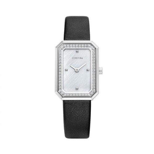 TIARA 가죽 시계 (JWT1LE2BF209WHBK0)