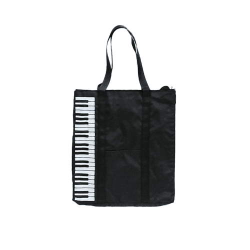 높은음자리표 건반 토트백