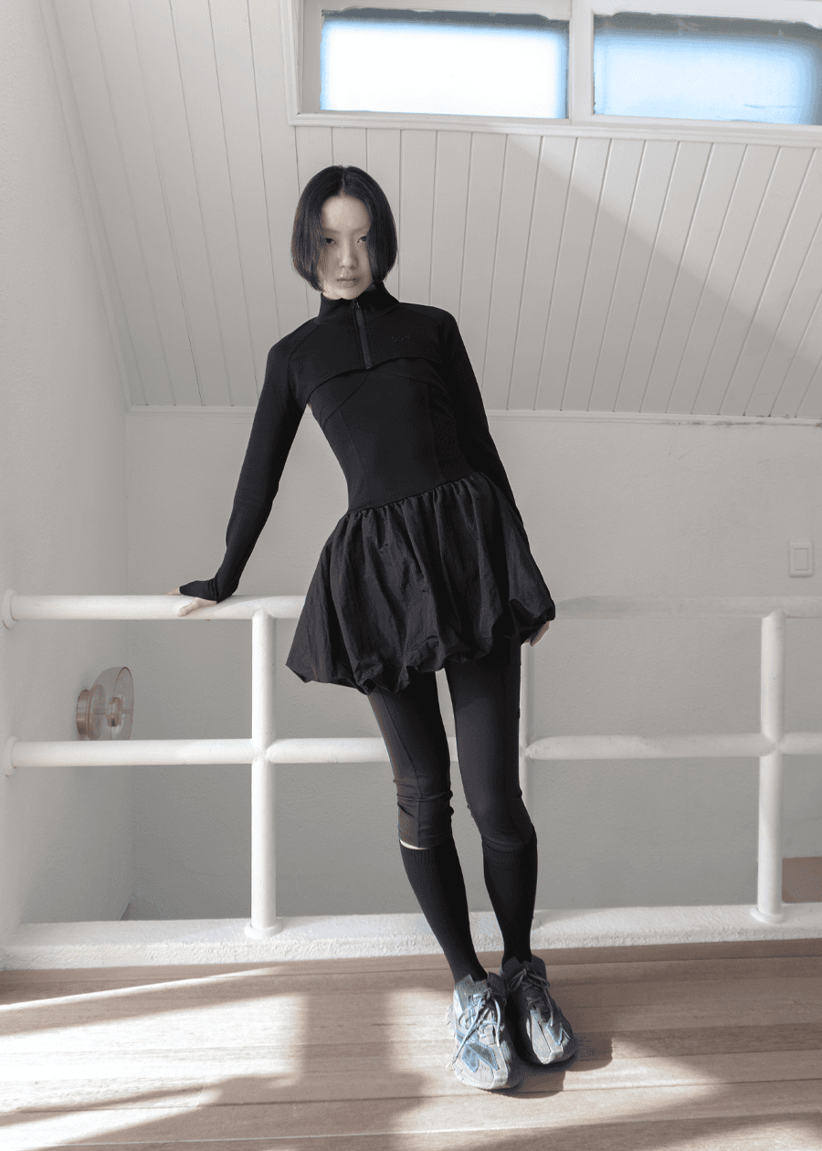 BALLET PUMPKIN SHORT OPS [SET] BLACK