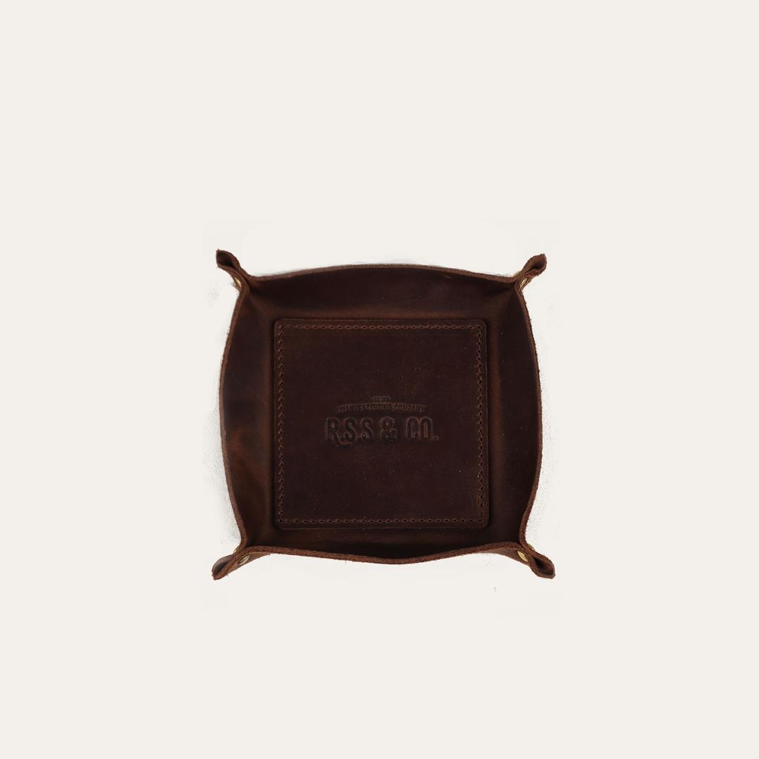 [R.S.S] vintage leather tray