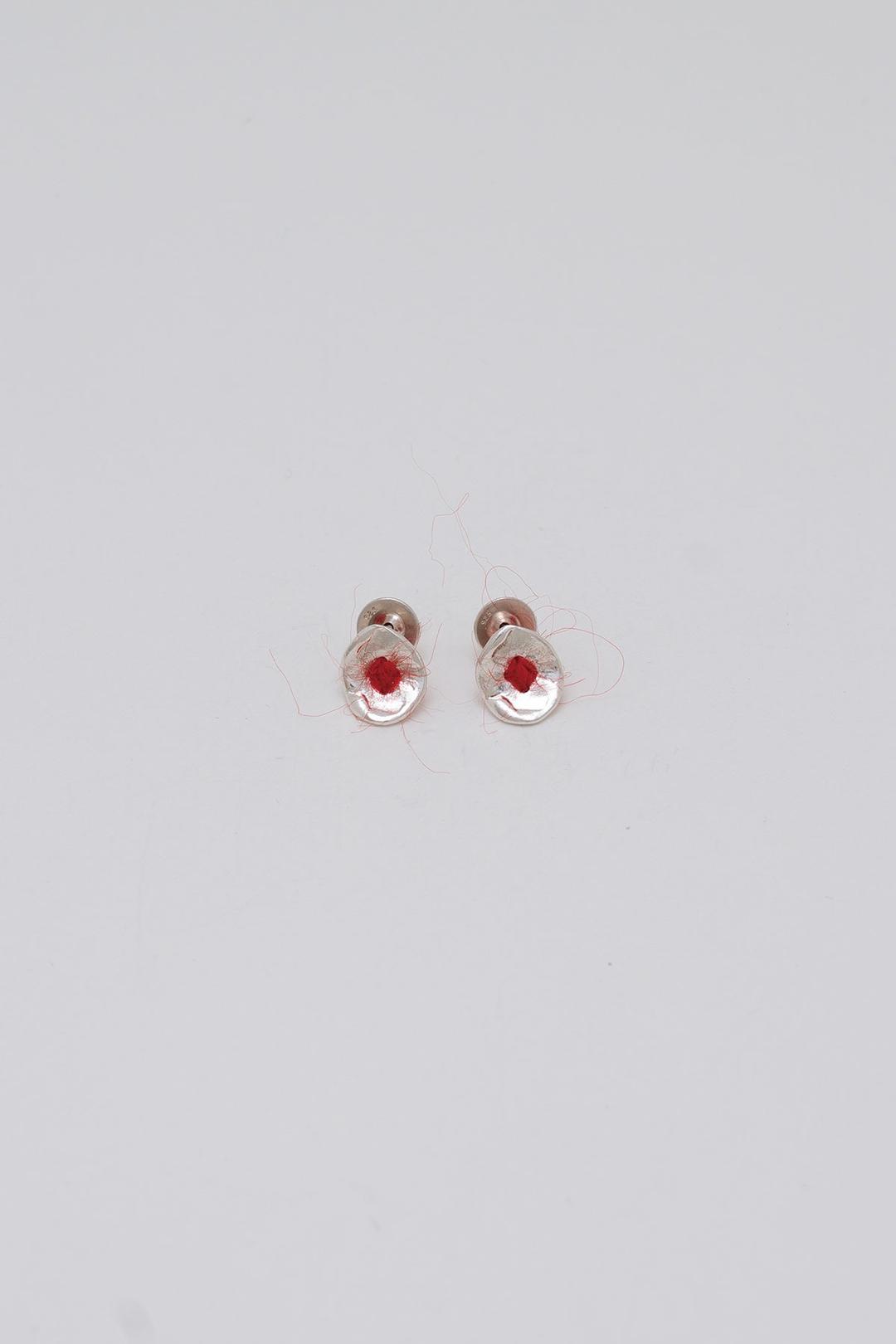 TINY MOON EARRING [SILVER]